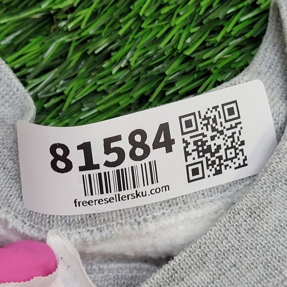 Vintage 90s Old-Ben Raglan Sweatshirt Womens XL 21x25 Gray - Picture 9 of 14